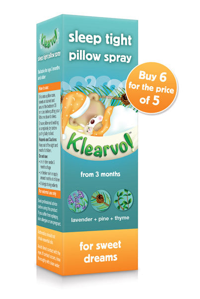 Klearvol sleep tight pillow spray 50ml (Outer of 6)