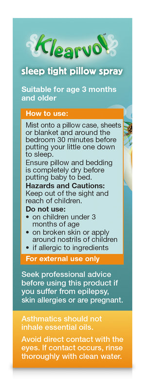 Klearvol Sleep Tight Pillow Spray