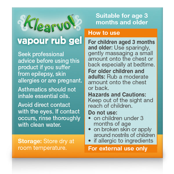 Klearvol Vapour Rub Gel